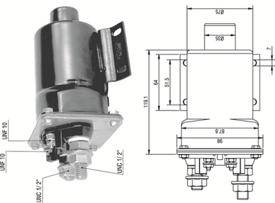 MAGNETI MARELLI Önindító bendix AME0341_MM