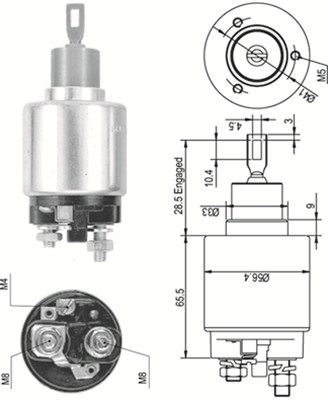 MAGNETI MARELLI Önindító bendix AME0342_MM