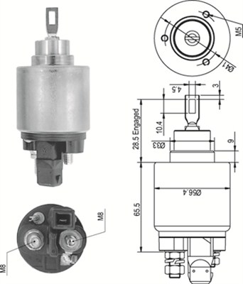 MAGNETI MARELLI Önindító bendix AME0343_MM