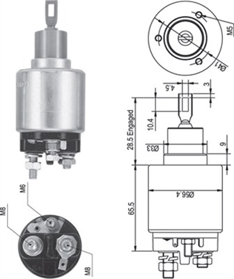 MAGNETI MARELLI Önindító bendix AME0344_MM