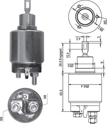 MAGNETI MARELLI Önindító bendix AME0347_MM