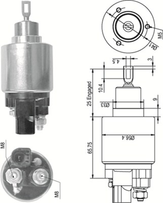 MAGNETI MARELLI Önindító bendix AME0349_MM