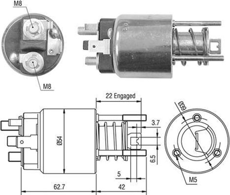 MAGNETI MARELLI Önindító bendix AME0356_MM