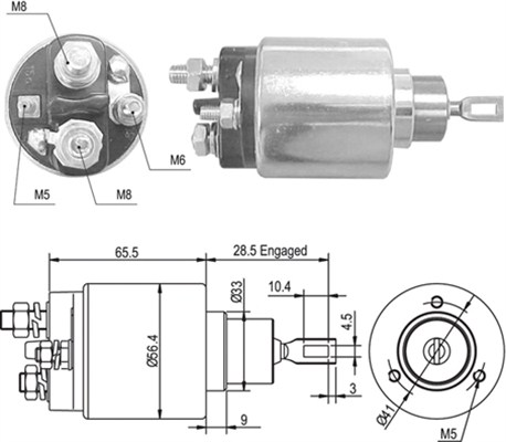 MAGNETI MARELLI Önindító bendix AME0363_MM