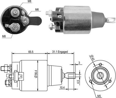 MAGNETI MARELLI Önindító bendix AME0364_MM