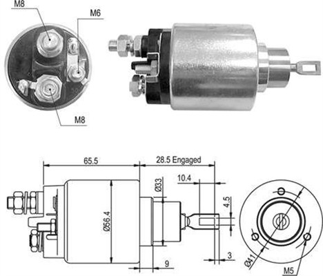 MAGNETI MARELLI Önindító bendix AME0365_MM