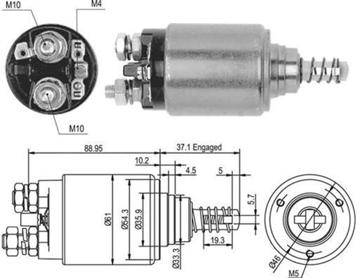 MAGNETI MARELLI Önindító bendix AME0376_MM