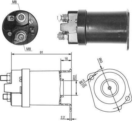 MAGNETI MARELLI Önindító bendix AME0377_MM