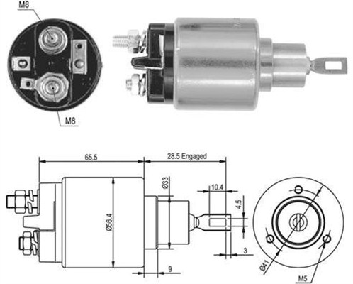 MAGNETI MARELLI Önindító bendix AME0379_MM