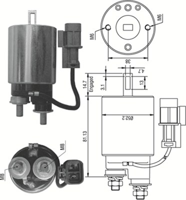 MAGNETI MARELLI Önindító bendix AME0381_MM