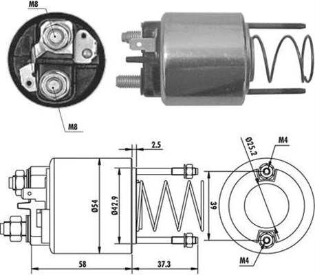 MAGNETI MARELLI Önindító bendix AME0382_MM