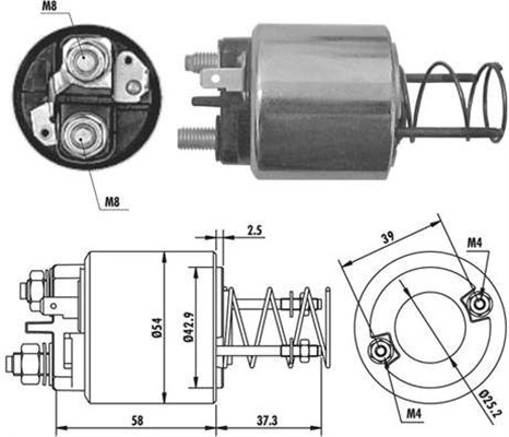 MAGNETI MARELLI Önindító bendix AME0383_MM