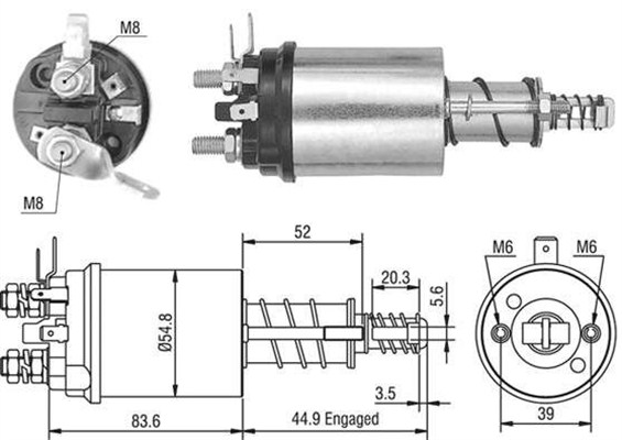 MAGNETI MARELLI Önindító bendix AME0387_MM