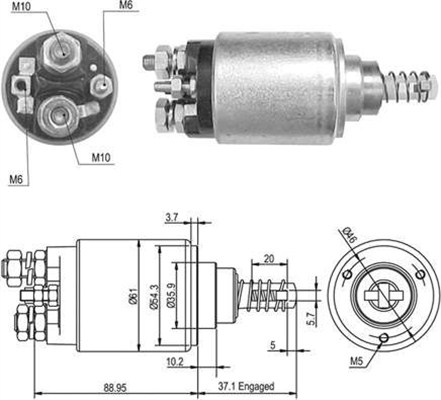 MAGNETI MARELLI Önindító bendix AME0389_MM