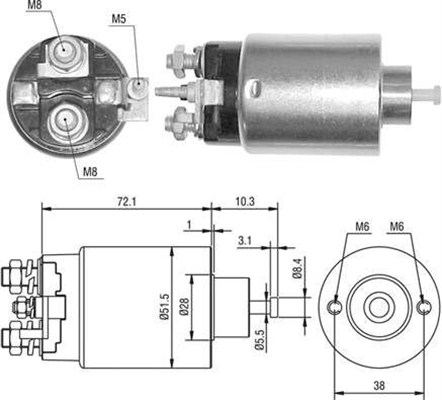 MAGNETI MARELLI Önindító bendix AME0396_MM