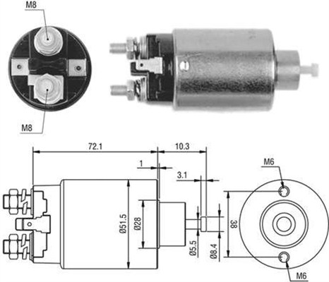 MAGNETI MARELLI Önindító bendix AME0397_MM