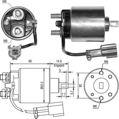 MAGNETI MARELLI Önindító bendix AME0401_MM