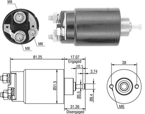 MAGNETI MARELLI Önindító bendix AME0404_MM