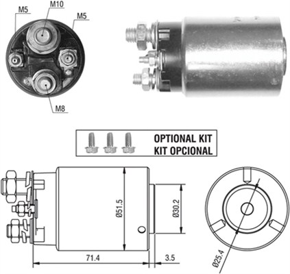 MAGNETI MARELLI Önindító bendix AME0413_MM