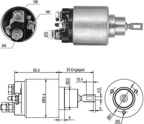 MAGNETI MARELLI Önindító bendix AME0417_MM