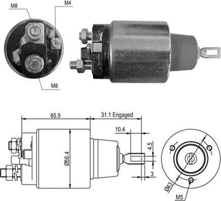 MAGNETI MARELLI Önindító bendix AME0418_MM