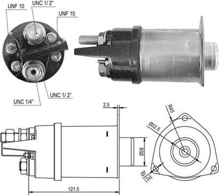 MAGNETI MARELLI Önindító bendix AME0424_MM