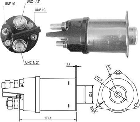 MAGNETI MARELLI Önindító bendix AME0425_MM