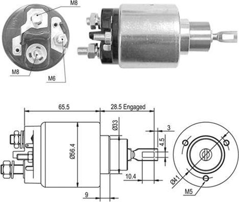 MAGNETI MARELLI Önindító bendix AME0428_MM