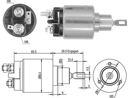 MAGNETI MARELLI Önindító bendix AME0435_MM