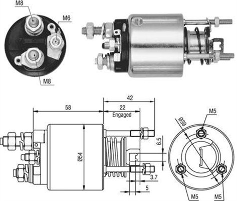 MAGNETI MARELLI Önindító bendix AME0436_MM