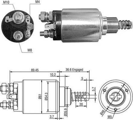 MAGNETI MARELLI Önindító bendix AME0437_MM