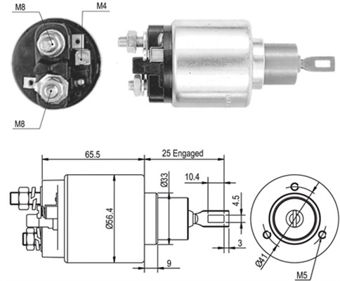 MAGNETI MARELLI Önindító bendix AME0441_MM