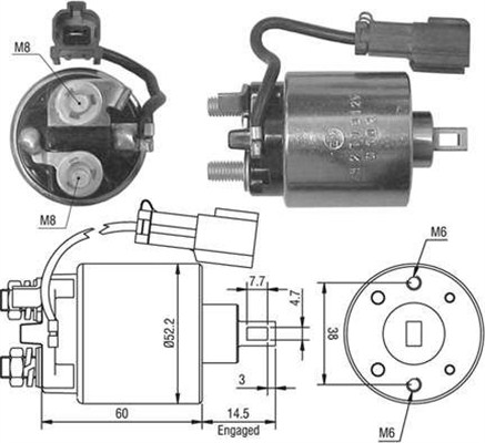 MAGNETI MARELLI Önindító bendix AME0445_MM