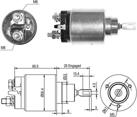 MAGNETI MARELLI Önindító bendix AME0448_MM