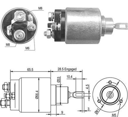 MAGNETI MARELLI Önindító bendix AME0454_MM