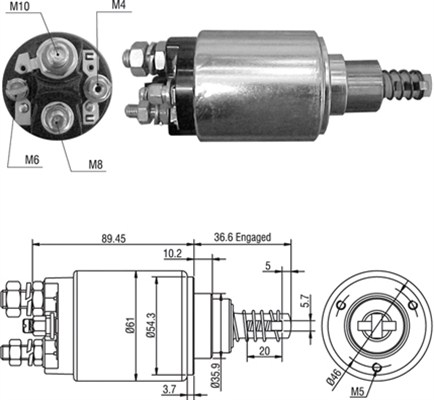 MAGNETI MARELLI Önindító bendix AME0459_MM