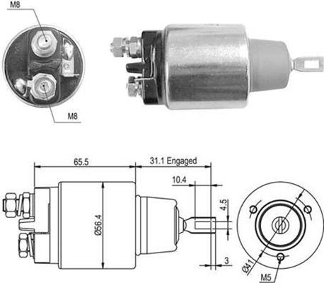 MAGNETI MARELLI Önindító bendix AME0465_MM