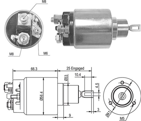 MAGNETI MARELLI Önindító bendix AME0466_MM