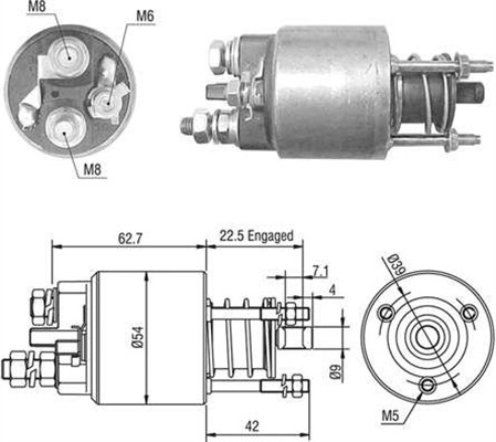 MAGNETI MARELLI Önindító bendix AME0470_MM