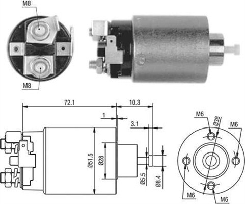 MAGNETI MARELLI Önindító bendix AME0476_MM