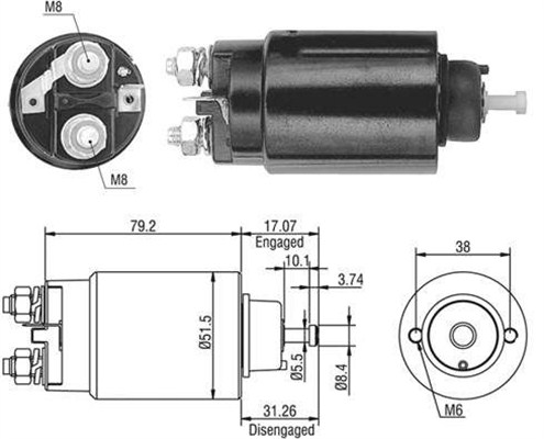 MAGNETI MARELLI Önindító bendix AME0479_MM