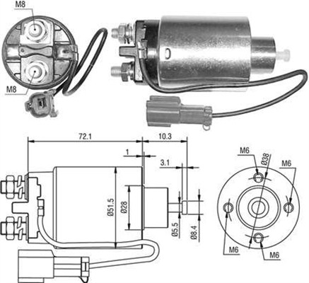 MAGNETI MARELLI Önindító bendix AME0481_MM