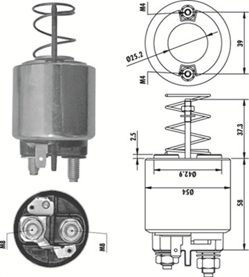 MAGNETI MARELLI Önindító bendix AME0486_MM