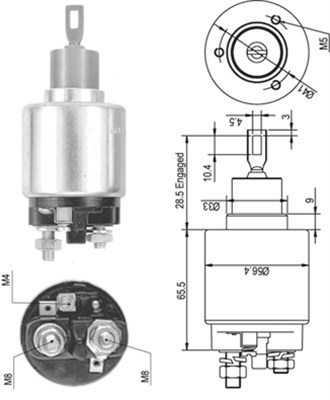 MAGNETI MARELLI Önindító bendix AME0492_MM