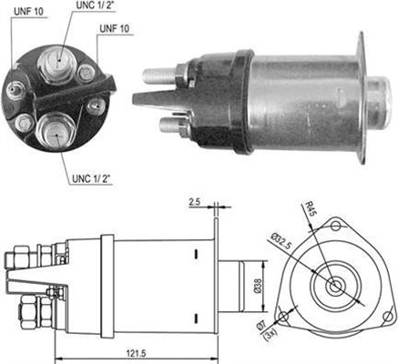 MAGNETI MARELLI Önindító bendix AME0493_MM