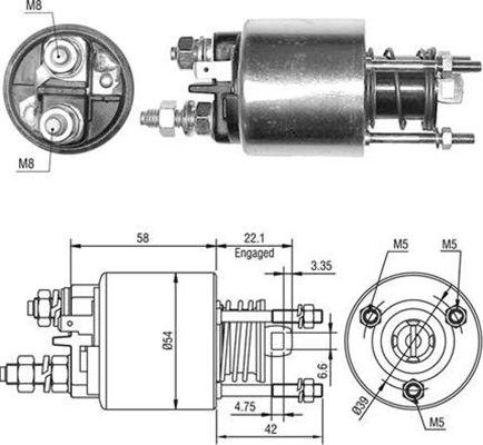 MAGNETI MARELLI Önindító bendix AME0497_MM