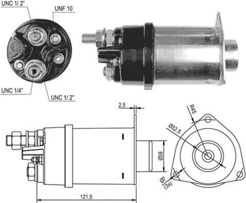 MAGNETI MARELLI Önindító bendix AME0510_MM