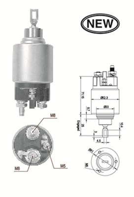 MAGNETI MARELLI Önindító bendix AME0554_MM