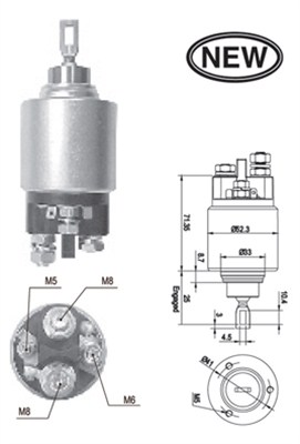 MAGNETI MARELLI Önindító bendix AME0555_MM