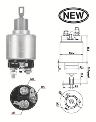 MAGNETI MARELLI Önindító bendix AME0557_MM